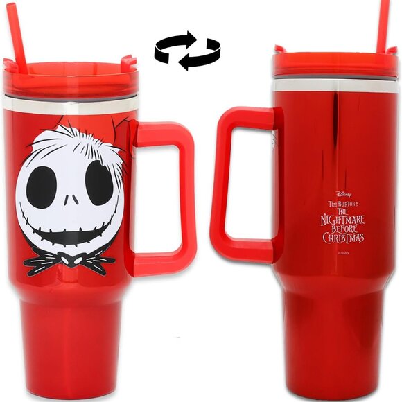 Disney Nightmare before christmas 40oz Stainless Steel Tumbler - NEW - Picture 1 of 6